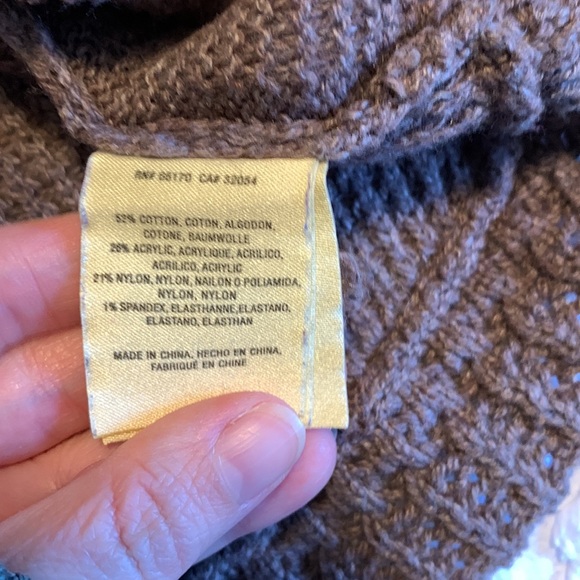 Anthropologie Angel of the North Rosie cowl neck tunic M sweater - Picture 10 of 12